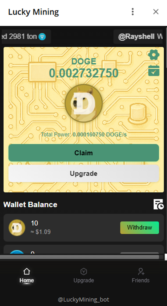 lucky mining telegram lucky mining telegram