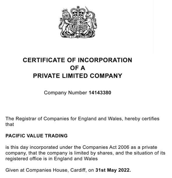 Pacific Value Trading Pacific Value Trading