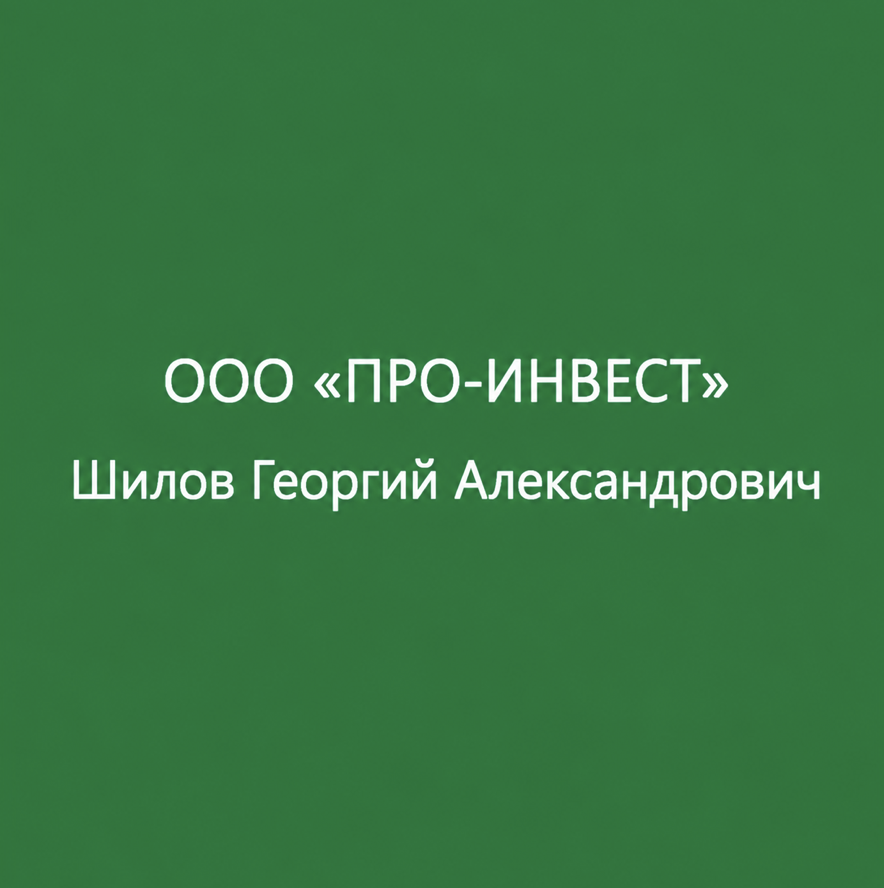 Шилов Георгий Александрович Про Инвест