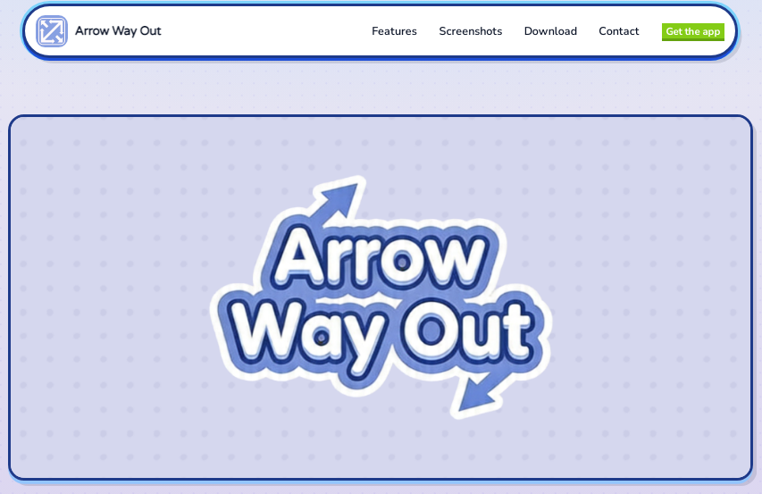 arrow way out arrow way out