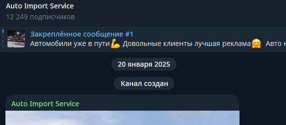 auto import service в телеграмме auto import service в телеграмме