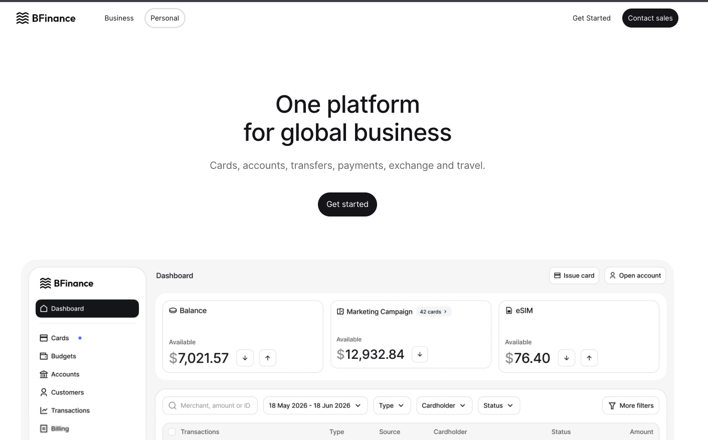 B Finance B Finance