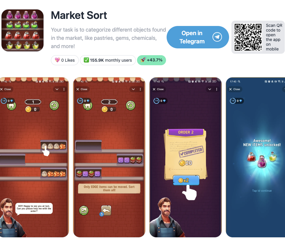игра Market Sort игра Market Sort