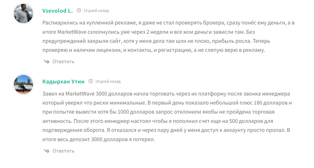 Market Wave брокер Market Wave брокер