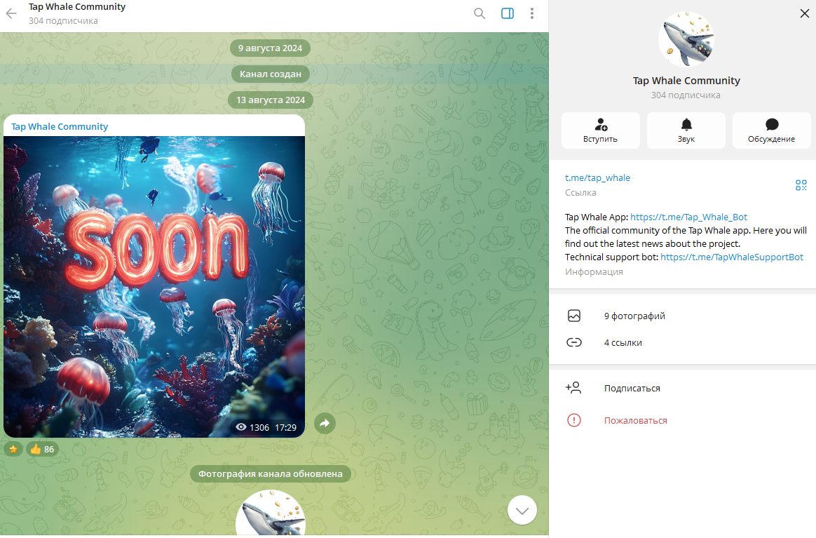 Tap Whale bot Tap Whale bot