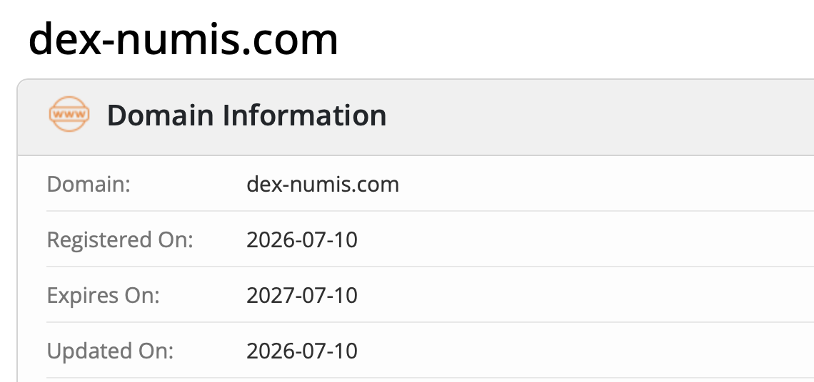 dex numis com dex numis com