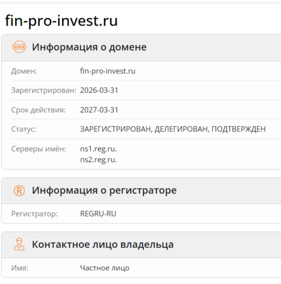 Фин Про Инвест отзывы Фин Про Инвест отзывы