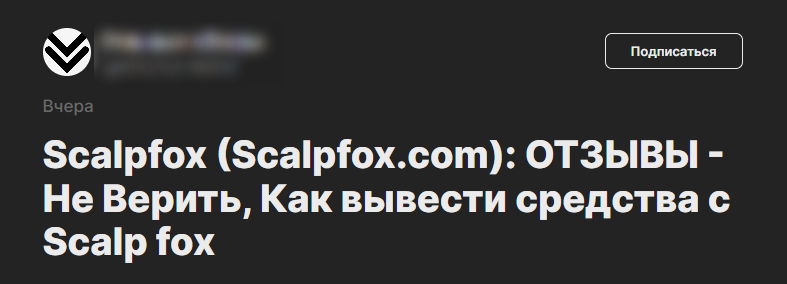 scalp fox scalp fox