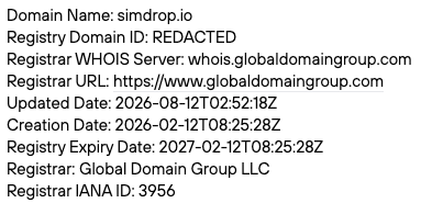 sim drop me sim drop me